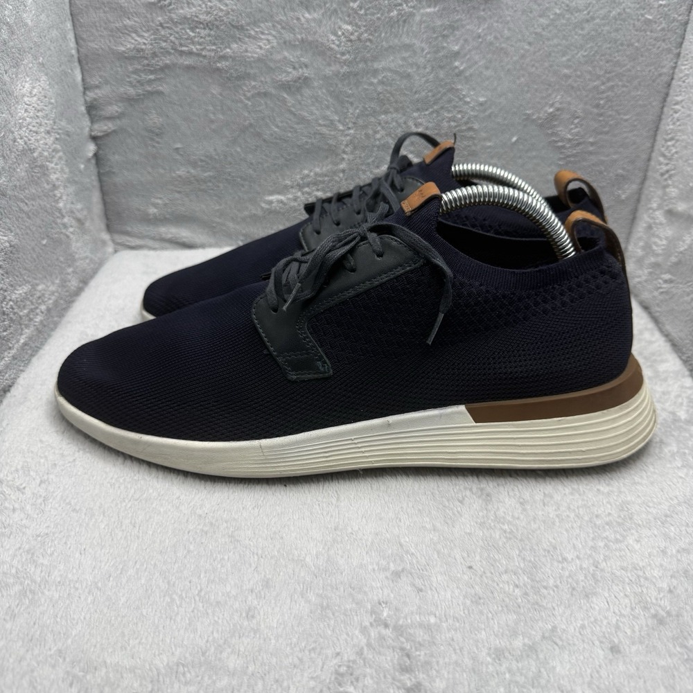 Wolf & Shepherd Toro SwiftKnit Sneakers Men's 10 Navy White Knit Casual Shoes